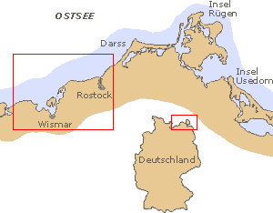 Karte Mecklenburgische Ostseebäder